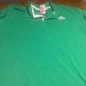 Londsdale London Green Polo Shirt Mens 4XL